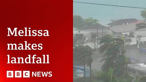 Hurricane Melissa makes landfall in Jamaica with violent 185 mph winds | BBC News