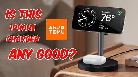 Any Good? Temu Wireless Magnetic iPhone Charging Station Review