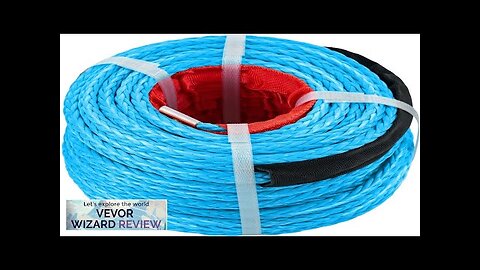 VEVOR Synthetic Winch Rope 3/8in x 100ft Winch Line Cable with G70 Review