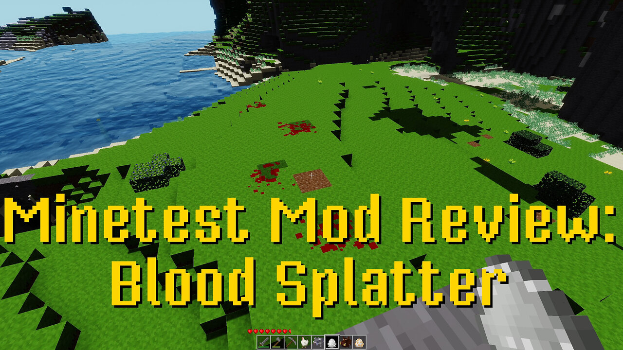 Minetest Mod Review: Blood Splatter