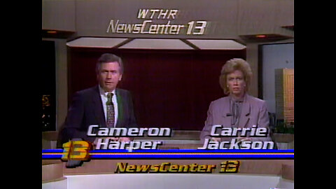 March 31, 1986 - Beginning of WTHR Indianapolis Late Newscast