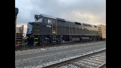 Friendly engineer interrupts my video of the refurbished MBTA Train