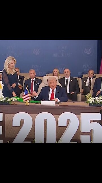 Trump comentó la firma del tratado de paz para Gaza en Egipto