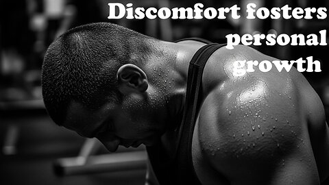 Discomfort fosters personal growth