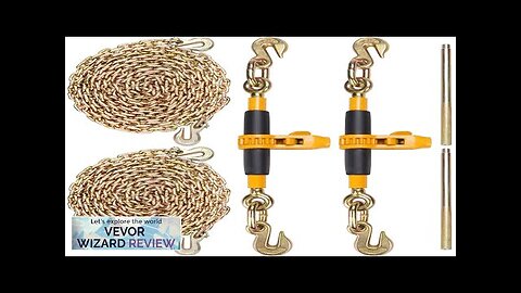 VEVOR Ratchet Chain Binder 2PCS 3/8"-1/2" Heavy Duty Load Binders with G80 Review