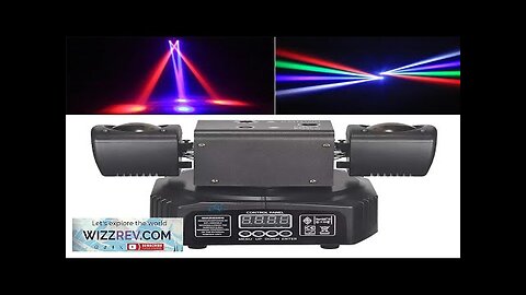 Dj Light 36W Moving Head Remote Control DMX512 RGBW RG Laser Review