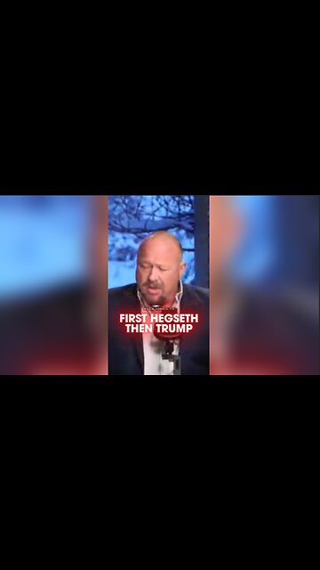 Alex Jones: If The Deep State Democrats Can Take Out Hegseth They Will Impeach Trump - 12/3/25