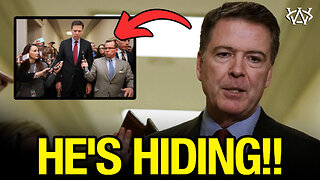 James Comey HIDES from Press at FELONY Arraignment!!