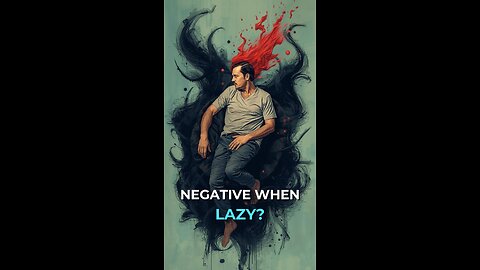 Negative Thoughts Generated When Lazy