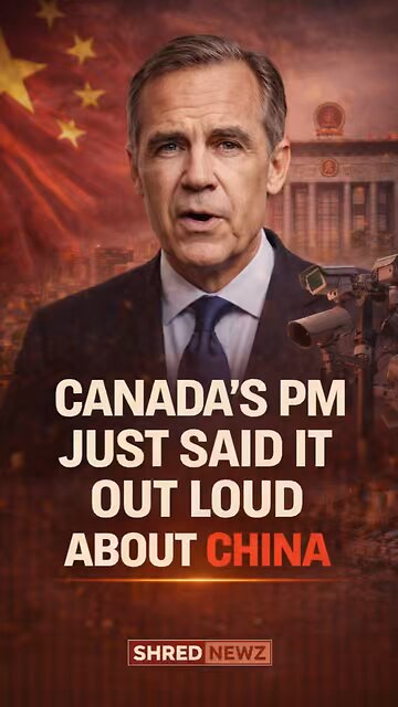 🚨 CANADA’S PM SAYS THE QUIET PART OUT LOUD ABOUT CHINA