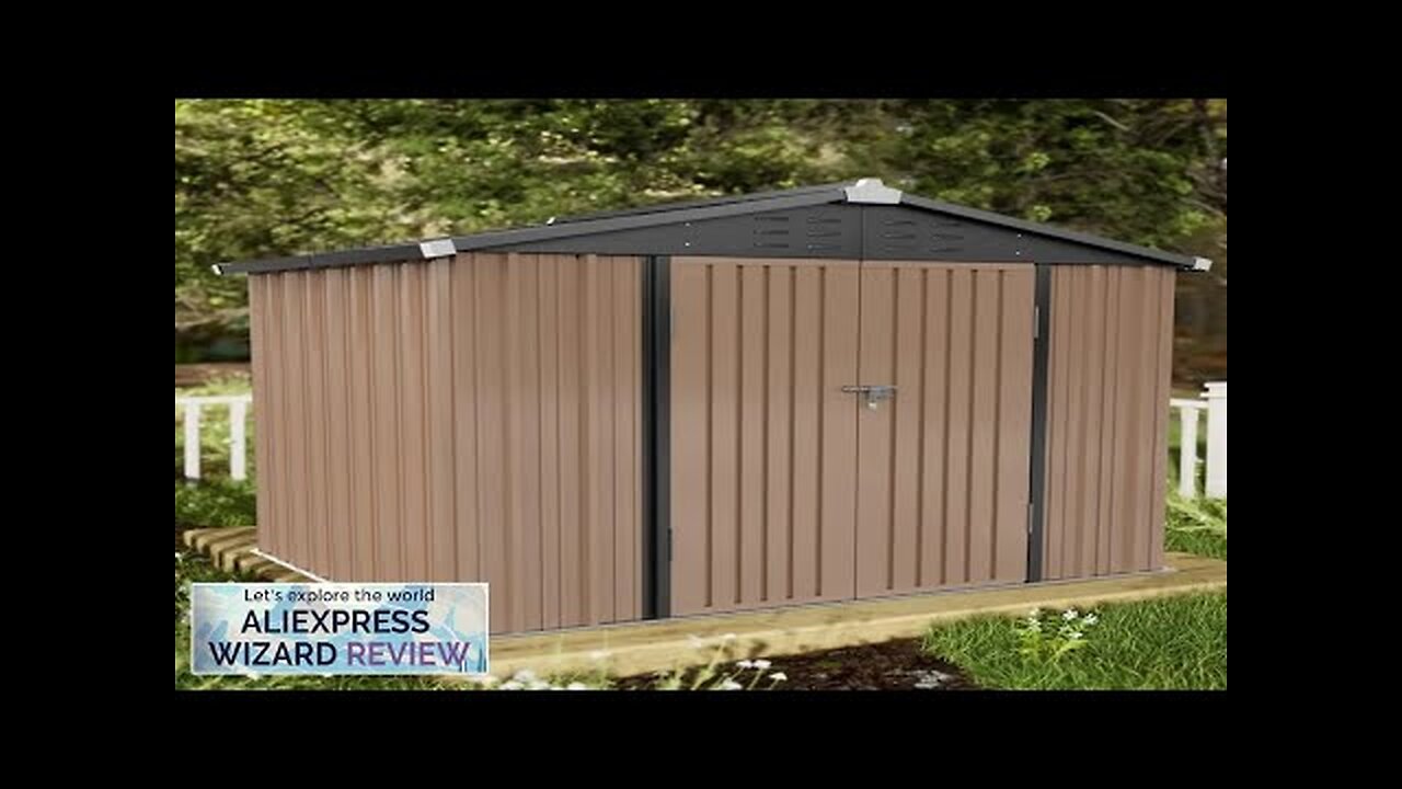 8 x 6 ft Outdoor Shed Waterproof Storage Building Sturdy Tool Shed Review