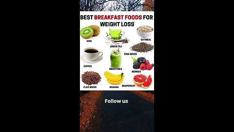 Best breakfast foods for weight loss