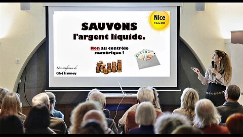 Sauvons l'argent liquide | Non au contrôle numérique - Conférence de Chloé Frammery [Nice 7.02.26]