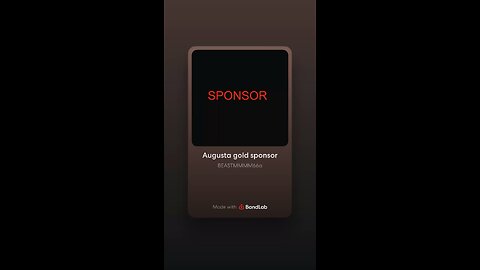 A message from sponsor (read description for more detail)