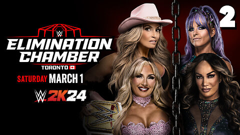 WWE 2K24 Elimination Chamber 2025 - It's Tiffy & Trishy Time!