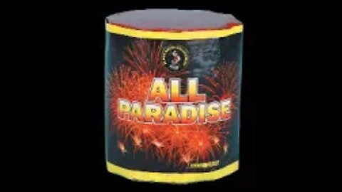 Black Smith All Paradise 13 shots - 200 gram Vuurwerk cake