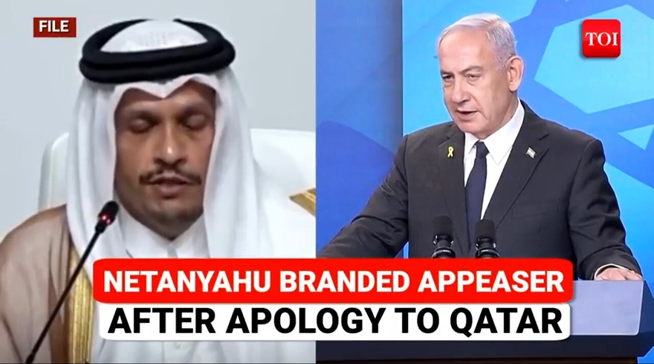 NETANYAHU FORCED TO APOLOGIZE TO QATAR; ISRAELI PM HUMILIATED OVER SUDDEN SORRY ✡️