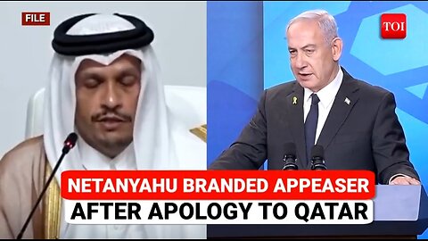 NETANYAHU FORCED TO APOLOGIZE TO QATAR; ISRAELI PM HUMILIATED OVER SUDDEN SORRY ✡️