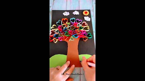 "Easy DIY Paper Craft | Beautiful Handmade Art Ideas ✂️🎨 #MagicHandsStudio"