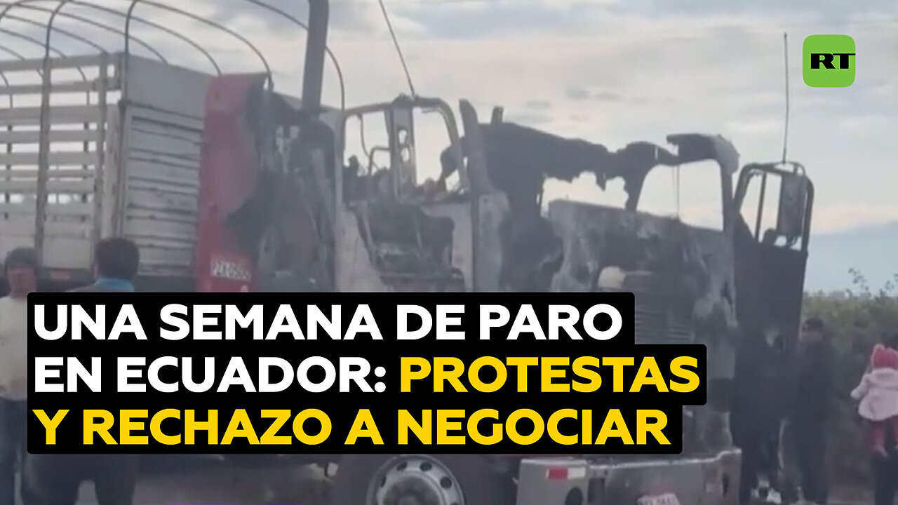 El paro nacional cumple una semana en Ecuador con nuevas protestas