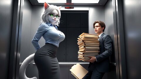 Alien Cat-Woman Stuck With Me in an Elevator Refused to Stop Teasing Me