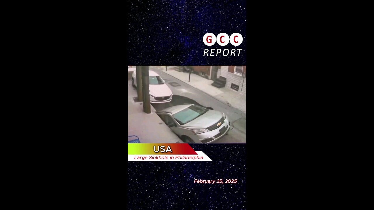 #USA #Philadelphia #Pennsylvania #Sinkhole #destruction #anomaly #climatecrisis #weather