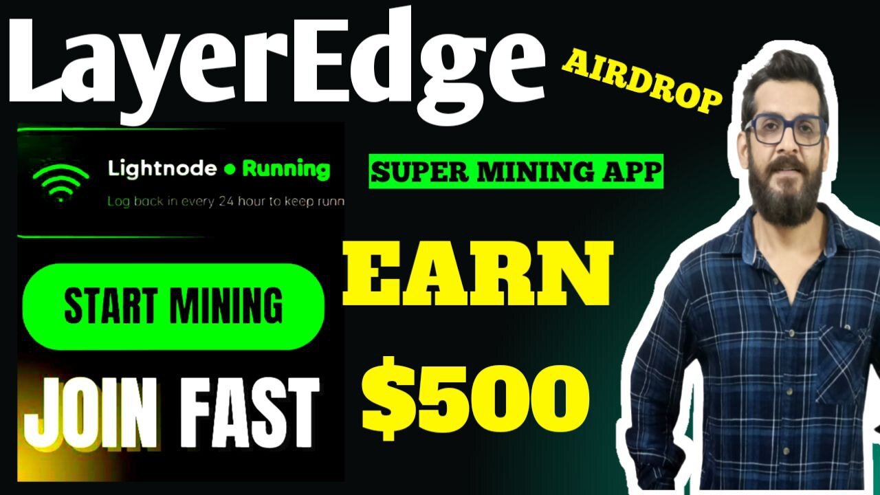 LayerEdge Airdrop Guide | Step By Step | Crypto Airdrop | Testnet Airdrop | Earn $500 🤑 #airdrop