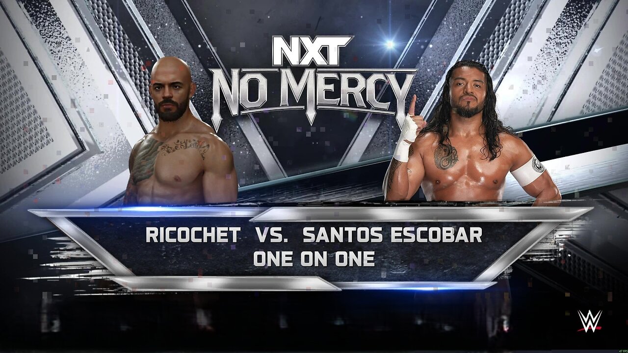 WWE 2k25 Ricochet vs Santos Escobar
