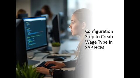Configuration Steps to create wage type in SAP HCM