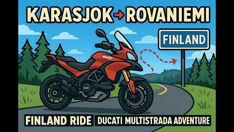 Ducati Multistrada from Nordkapp – On the Way to Santa Claus ep.4