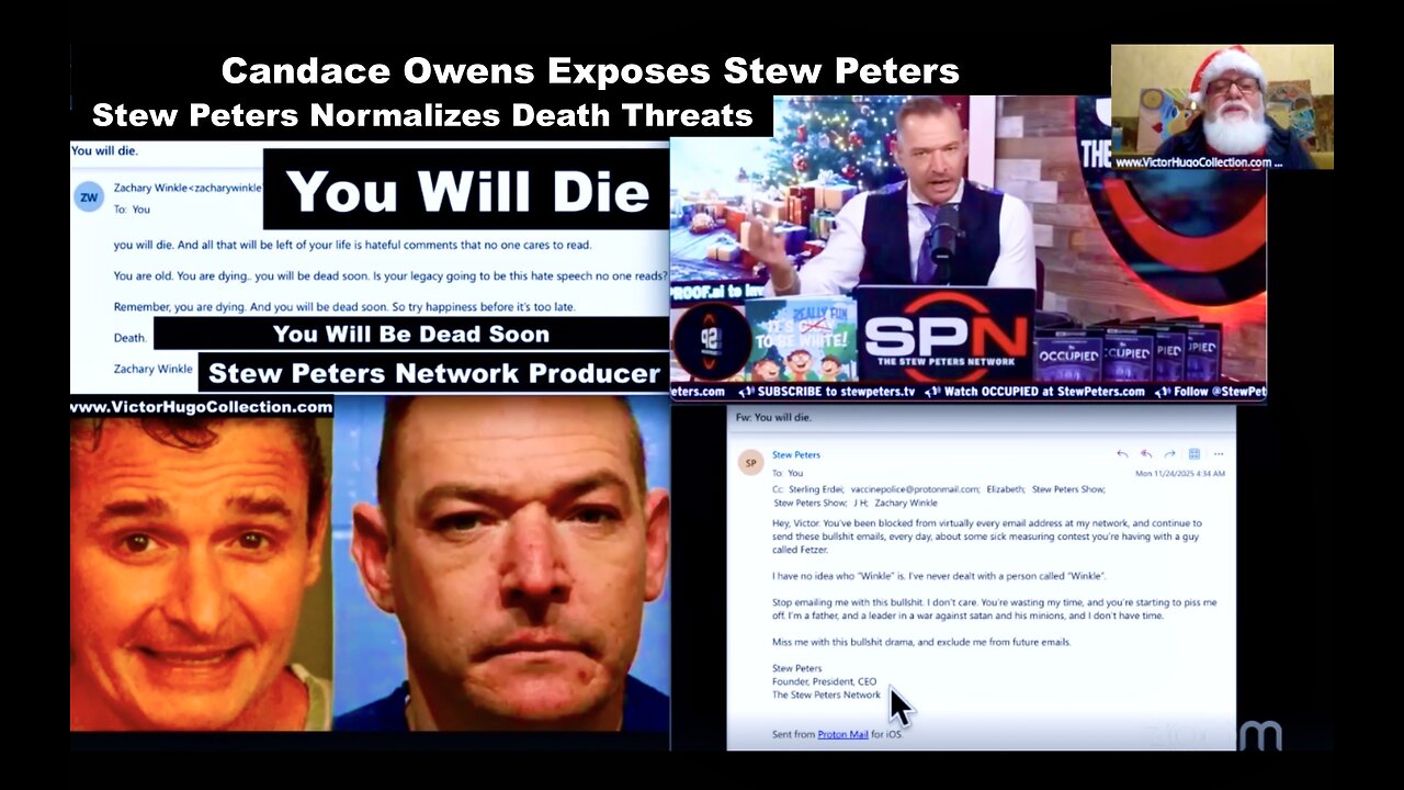 Candace Owens Death Threat Exposes Stew Peters Network Christopher Key Show Producer Zachary Winkle