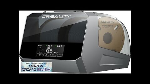 Creality Space Pi Filament Dryer Plus 2 Spools 360° 110W PTC Hot-Air Review