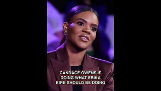 Why is it that Candace Owens seems to be the only one really investigating Charlie Kirk's death? Shouldn't Erika be doing this?