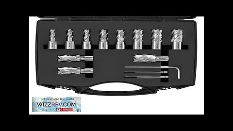 VEVOR Annular Cutter Set 13 pcs Weldon Shank Mag Drill Bits 7/16" Review