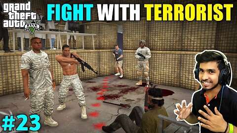 WE FOUND TERRORIST IN THIS VILLAGE _ GTA V GAMEPLAY _23