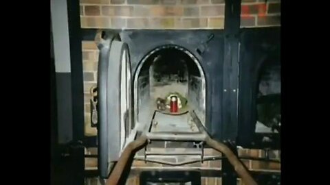 Fitting 4 bodies in this size of a crematorium the Holocaust hoax