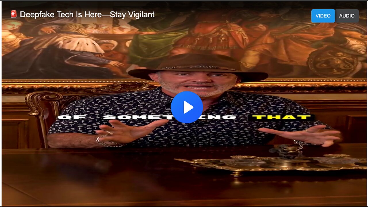 🚨 Deepfake Tech Is Here—Stay Vigilant