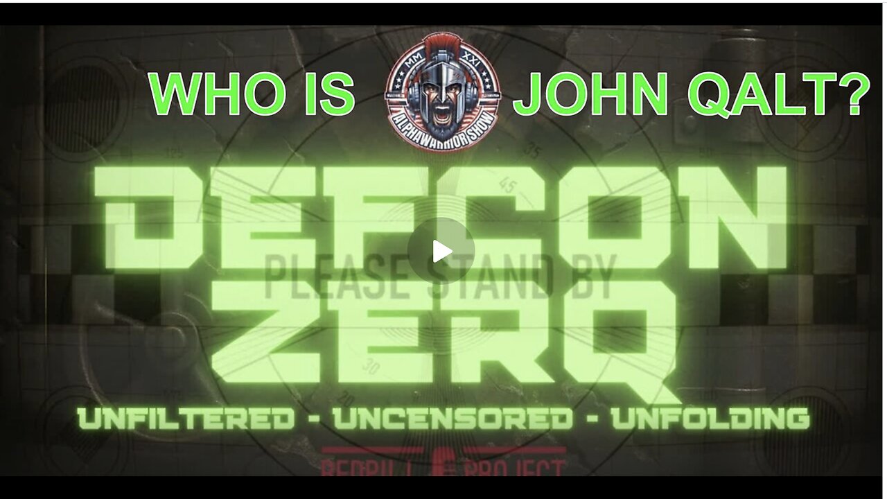 DEFCON ZERQ Ep. 011: RED OCTOBER BEGINS - ARK OF COVENANT - PRECIPICE. WHO IS JOHN QALT?