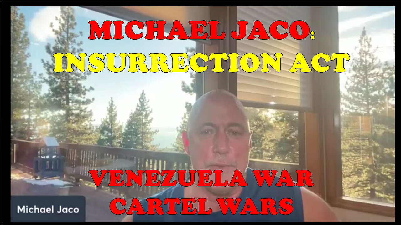 Insurrection act is near as Democrats try to start insurrection, Venezuela War, Cartel war in cities