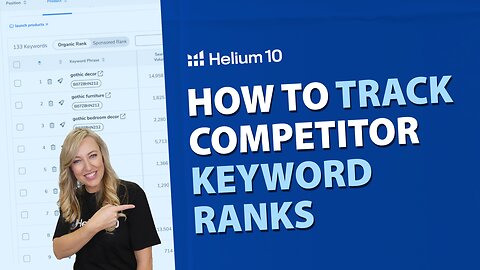 How to Track Competitor Keyword Ranks | Keyword Tracker Pro Training