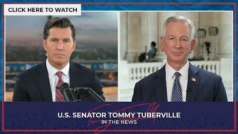 Senator Tuberville Joins the Will Cain Show to Discuss Biden FBI Spying on Senators