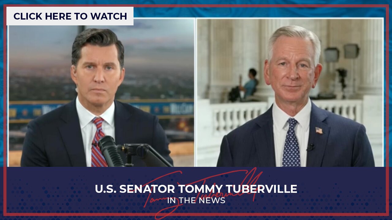 Senator Tuberville Joins the Will Cain Show to Discuss Biden FBI Spying on Senators