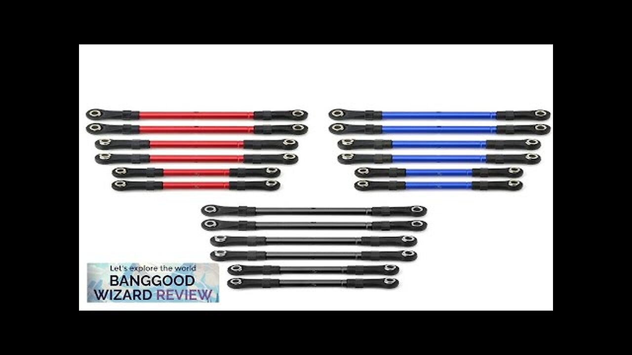 Upgrades Strengthen Aluminum Suspension Link Set For Hoss Slash Rustler 4WD RC Review