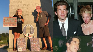 Q Son of Kennedy Lincoln Kahlooni and his Wife. John F. Kennedy Jr and Carolyn Bessette