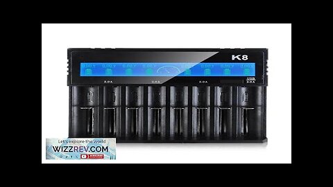 USA Direct K8 8-Slot with LCD Screen Display Intellegent Rechargeable Li-ion Battery Review