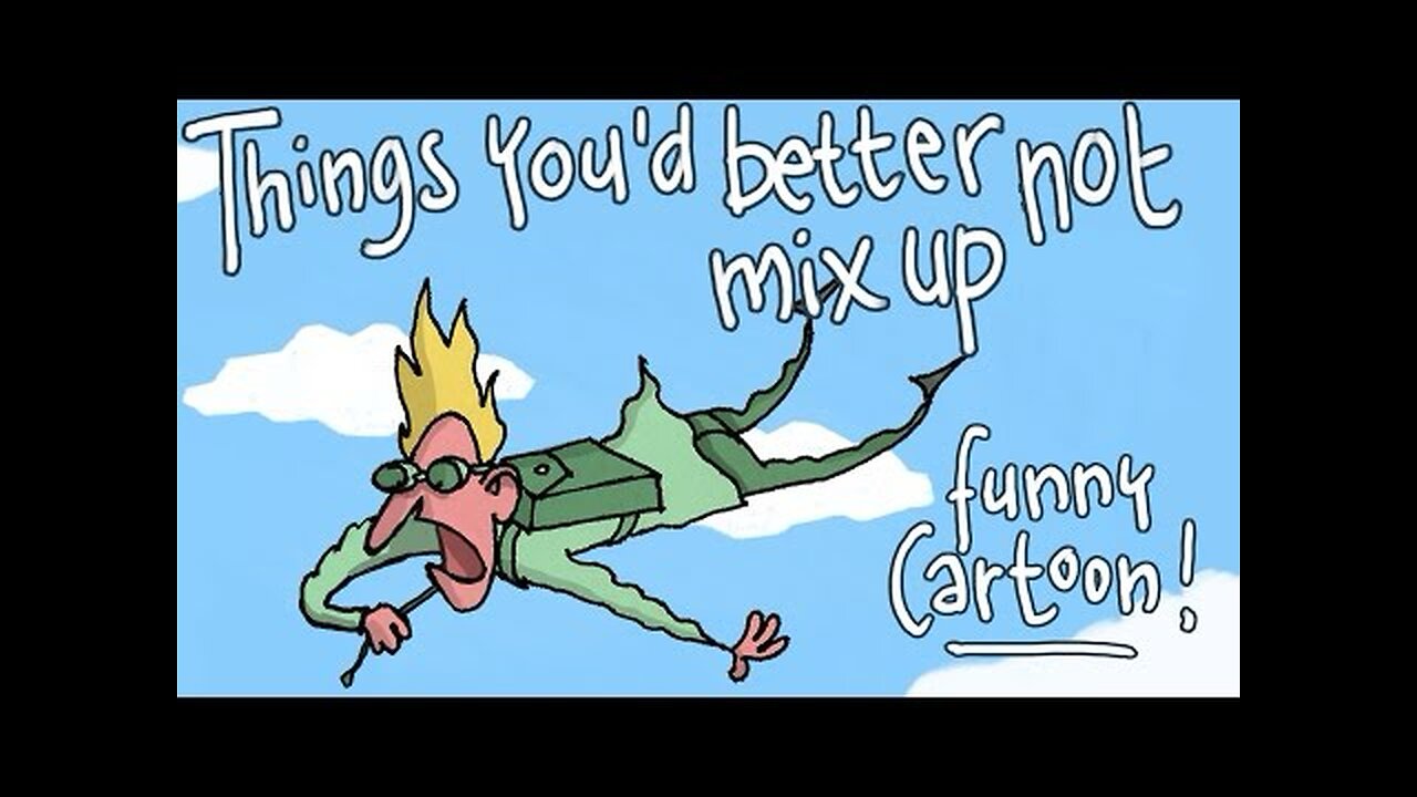 Things You'd Better Not Mix Up | An Absurd Funny Animated Cartoon Seuquence