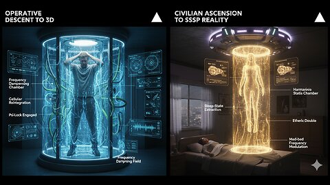 SSP operatives come into 3D reality, and how are civilians brought into SSP’s vibrational realms?