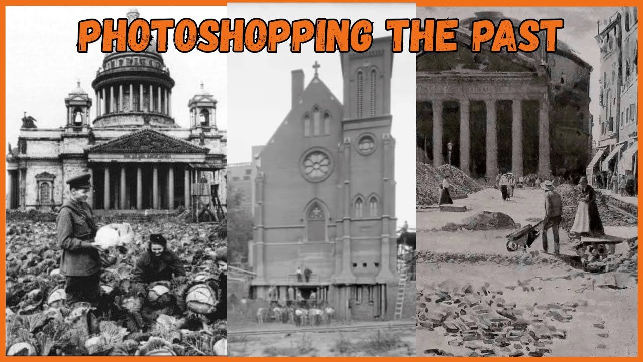 La storia è stata ritoccata con Photoshop? Perché queste immagini non hanno senso