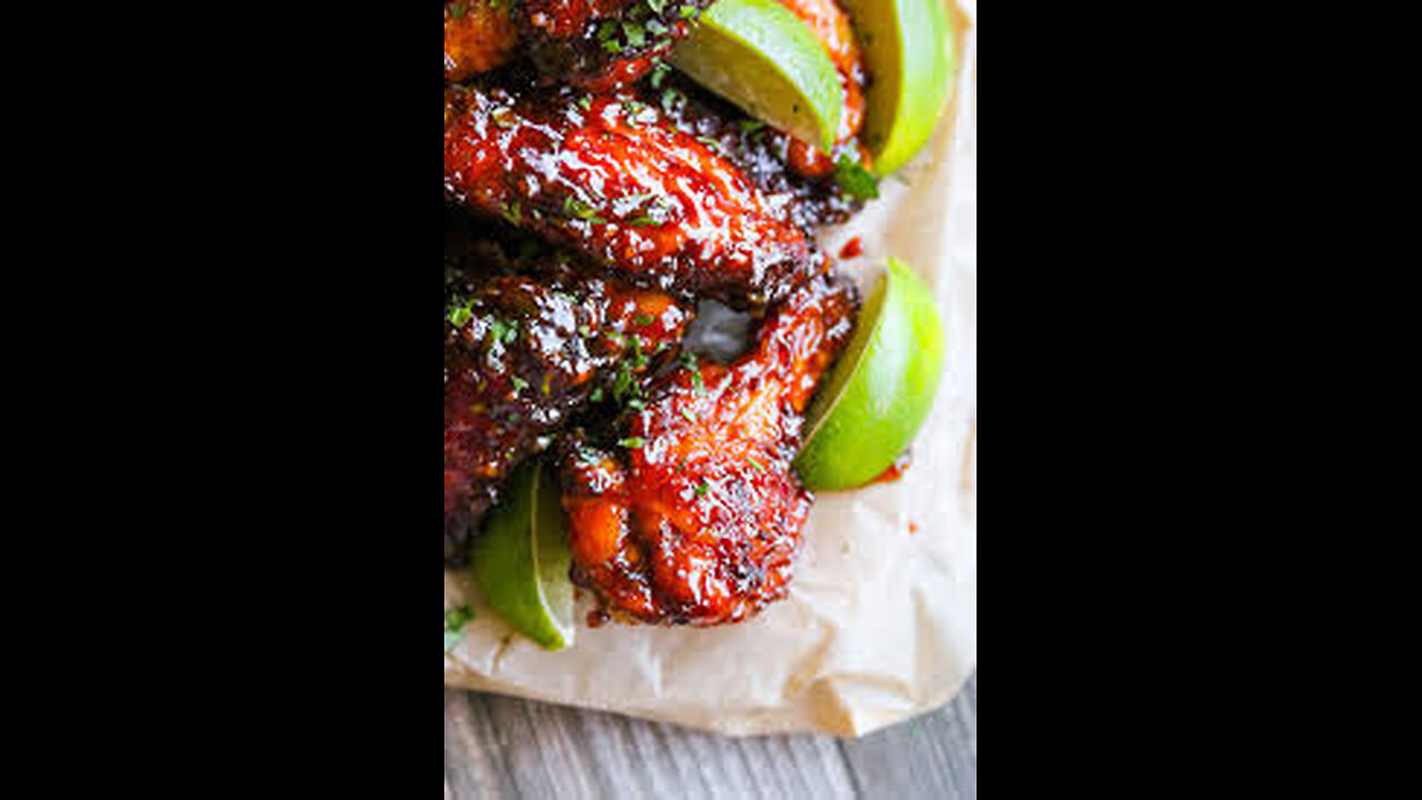 Sweet & Spicy Honey Chipotle Wings.