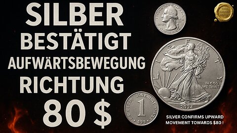 Silber bestätigt Aufwärtsbewegung Richtung 80$ !